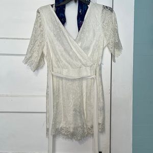 Ash and Violet Lace romper size XL